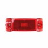 Truck-Lite Led, Red Rectangular, 1 Diode, Marker Clearance Light, Pc, 2 Screw, Reflectorized 21251R3